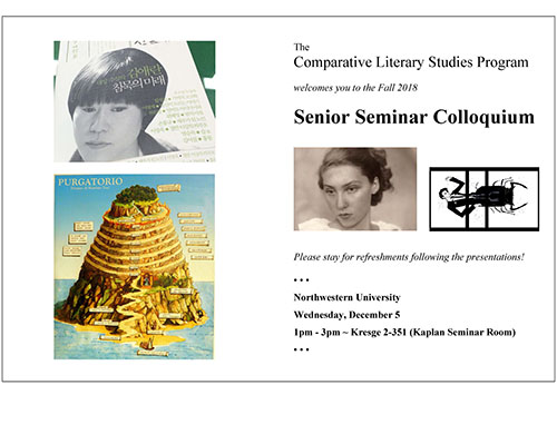 comp lit senior seminar program image